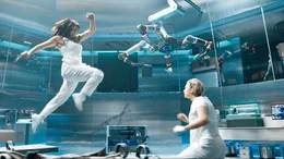 v.li.: Letty (Michel Rodriguez), Cipher (Charlize Theron)