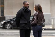 Pictured: (l-r) David Ajala as Det. Theo Walker, Natalie Paul as Juju Mills Pictured: (l-r) David Ajala as Det. Theo Walker, Natalie Paul as Juju Mills