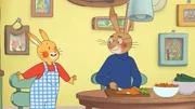 Papa würde gern mit Karlchen spielen, muss aber erst noch Möhrchen schneiden. Papa würde gern mit Karlchen spielen, muss aber erst noch Möhrchen schneiden.