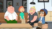 (v.l.n.r.) Peter Griffin; Lois Griffin; Chris Griffin; Meg Griffin