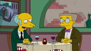 Smithers (r.) ist mal wieder frustriert, weil er bei Burns (l.) total abgeblitzt ist. Da er deshalb Homer, Carl und Lenny besonders schlecht behandelt, haben diese eine Idee, um das zu ändern ... Smithers (r.) ist mal wieder frustriert, weil er bei Burns (l.) total abgeblitzt ist. Da er deshalb Homer, Carl und Lenny besonders schlecht behandelt, haben diese eine Idee, um das zu ändern ...