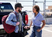 Pictured L to R: Sonny Quinn (AJ Buckley) and Lisa Davis (Toni Trucks). Pictured L to R: Sonny Quinn (AJ Buckley) and Lisa Davis (Toni Trucks).