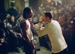 Das Schluss-Battle: Nashawn Breedlove als Lotto, Eminem als Jimmy Rabbit