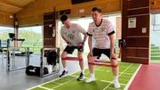 Nicklas Dietrich und Tim M&auml;lzer (r.) in Marbella, Spanien.