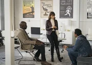 (v.l.n.r.) David Acosta (Mike Colter), Kristen Bouchard (Katja Herbers), Ben Shakir (Aasif Mandvi)