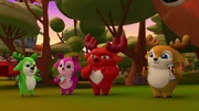 L-R: Bobbi, Lola, Rammy, Kai