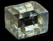 DT088T Calcite, Iceland Spar crystal isolated