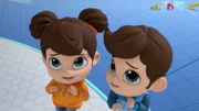 L-R: Safia, Stu