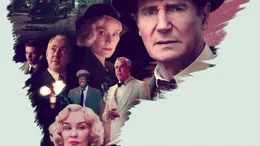 Im Los Angeles von 1939 geht der Privatdetektiv Philip Marlowe einem Vermisstenfall nach, der ihn mit den Schattenseiten Hollywoods konfrontiert. Von links: Nico Peterson (Fran&ccedil;ois Arnaud), Lou Hendricks (Alan Cumming), Dorothy Quincannon (Jessica Lange), Cedric (Adewale Akinnuoye-Agbaje), Clare Cavendish (Diane Kruger), Floyd Hanson (Danny Huston) und Philip Marlowe (Liam Neeson)
