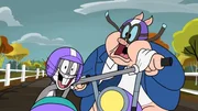 v.li.: Bugs Bunny, Porky Pig