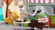 B&uuml;rgermeister Magnus und Bernhard haben Hunger.