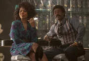 L-R: Regina Hall as Dawn and Don Cheadle as Mo