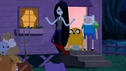 v.li.: Marceline, Jake, Finn