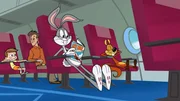 Vorne, v.li.: Bugs Bunny, Squeaks the Squirrel