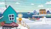In diesem Lied der Inuit lernen wir mit zwei Kindern und den typischen Bewohnern dieser Winterwelt &ndash; den Schneehasen, den Robben und den Eismeer Krabbben &ndash; die glitzernde Eiswelt kennen.
