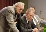 Oliver Storz, Regie, und Michael Mendl als Willy Brandt.