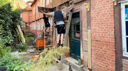 Die historischen Gängeviertelhäuser brauchen neues Holz. Die historischen Gängeviertelhäuser brauchen neues Holz.