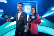 Clarissa und Tarkan als Quizmaster Clarissa und Tarkan als Quizmaster