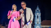 Barbara Schöneberger und Hans Sigl. Barbara Schöneberger und Hans Sigl.