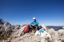 Michael Dorn und Hund Snoopy