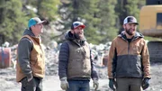 Bailey Carten, Kyle Lawson, Kai Shallcross smiling watching Rocky being moved into place Bailey Carten, Kyle Lawson, Kai Shallcross smiling watching Rocky being moved into place