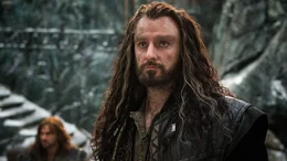 Zwergenk&ouml;nig Thorin (Richard Armitage) verf&auml;llt der Drachenkrankheit - einer wahnhaften Gier nach Macht und Gold. Seine Sturheit f&uuml;hrt schlie&szlig;lich zu einem schrecklichen Krieg zwischen Menschen, Elben und Zwergen.
