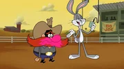 v.li.: Yosemite Sam, Bugs Bunny