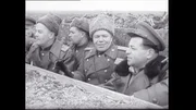Sowjetische Generäle in Schützengraben während des Kampfes um Wien. Sowjetische Generäle in Schützengraben während des Kampfes um Wien.
