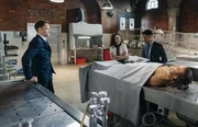 Holmes (Jonny Lee Miller, l.) und Watson (Lucy Liu, M.) werden von Mycrofts Bekannter Lin Wen engagiert, um die Männer ausfindig zu machen, die sie töten wollen. Auch Detective Bell (Jon Michael Hill, r.) ermittelt und bringt bald Licht ins Dunkel ... Holmes (Jonny Lee Miller, l.) und Watson (Lucy Liu, M.) werden von Mycrofts Bekannter Lin Wen engagiert, um die Männer ausfindig zu machen, die sie töten wollen. Auch Detective Bell (Jon Michael Hill, r.) ermittelt und bringt bald Licht ins Dunkel ...