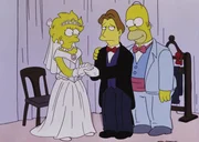 L-R: Lisa Simpson, Hugh Parkfield, und Hommer Simpson L-R: Lisa Simpson, Hugh Parkfield, und Hommer Simpson
