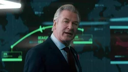 NSA.-Direktor Hawkins (Alec Baldwin) spielt mit dem Gedanken, die Boeing von der Luftwaffe abschie&szlig;en zu lassen..