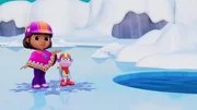 v.li.: Dora, Boots