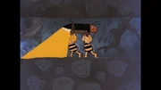 Maja und Willi lernen die Leuchtkraft der Glühwürmchen kennen. Maja und Willi lernen die Leuchtkraft der Glühwürmchen kennen.