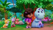 v.li.: Lucky, Boots, Dora, Uni