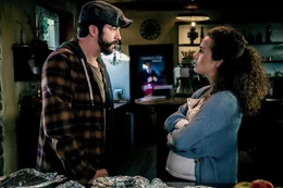 Eddi (Otto Jaus), Eleni (Elisabeth Kanettis).