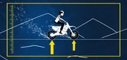A science character rides a motorbike across water. The lift force generated is shown.
(credit: National Geographic Channels) A science character rides a motorbike across water. The lift force generated is shown.
(credit: National Geographic Channels)