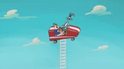 v.li.: Porky Pig, Bugs Bunny