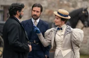 v.l.n.r.: Bartholomew Balfour (Paul Tylak), Sam Hardacre (Liam McMahon), Mary Hardacre (Claire Cooper) v.l.n.r.: Bartholomew Balfour (Paul Tylak), Sam Hardacre (Liam McMahon), Mary Hardacre (Claire Cooper)