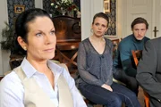 Marie (Annabelle Leip, M.) und Hendrik (Golo Euler, r.) sind bestürzt, als Doris (Simone Ritscher, l.) das höchste Gebot abgibt und das Haus der Sonnbichlers ersteigert. Marie (Annabelle Leip, M.) und Hendrik (Golo Euler, r.) sind bestürzt, als Doris (Simone Ritscher, l.) das höchste Gebot abgibt und das Haus der Sonnbichlers ersteigert.