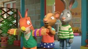 Jamila möchte zu gern fliegen - Pip und Posy liefern die Hilfsmittel. Jamila möchte zu gern fliegen - Pip und Posy liefern die Hilfsmittel.