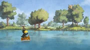 "Der kleine Rabe Socke", "Gestrandet." Fritzi ist seelig! In mühevoller Arbeit hat sie sich ein tolles Floß gebaut. Damit will sie den Fluss hinauf- und hinunterschippern und viele Abenteuer erleben. Aus Platzmangel kann Socke bei der ersten Ausfahrt leider nicht mit dabei sein. Frech, wie der kleine Rabe ist, besichtigt er in Fritzis Abwesenheit trotzdem das Floß. Prompt wird es abgetrieben und es sind kein Paddel an Bord! "Der kleine Rabe Socke", "Gestrandet." Fritzi ist seelig! In mühevoller Arbeit hat sie sich ein tolles Floß gebaut. Damit will sie den Fluss hinauf- und hinunterschippern und viele Abenteuer erleben. Aus Platzmangel kann Socke bei der ersten Ausfahrt leider nicht mit dabei sein. Frech, wie der kleine Rabe ist, besichtigt er in Fritzis Abwesenheit trotzdem das Floß. Prompt wird es abgetrieben und es sind kein Paddel an Bord!