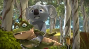 Blinky und Jacko finden ein Babykrokodil und glauben, in der Vergangenheit zu sein. Blinky und Jacko finden ein Babykrokodil und glauben, in der Vergangenheit zu sein.