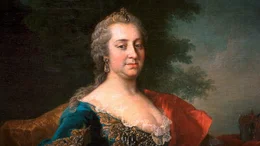 Maria Theresia als K&ouml;nigin von Ungarn, (&Ouml;lgem&auml;lde, Umkreis von Martin van Meytens um 1745 )
