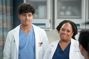 Dr. Lucas Adams (Niko Terho, l.); Dr. Miranda Bailey (Chandra Wilson, r.) Dr. Lucas Adams (Niko Terho, l.); Dr. Miranda Bailey (Chandra Wilson, r.)