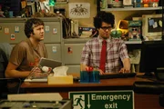 Roy (Chris O’Dowd, l) und Maurice Moss (Richard Ayoade, r) Roy (Chris O’Dowd, l) und Maurice Moss (Richard Ayoade, r)