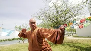 Shi Yan Liang beim Kung Fu Training. Shi Yan Liang beim Kung Fu Training.