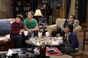 Howard Wolowitz (Simon Helberg); Sheldon Cooper (Jim Parsons); Leonard Hofstadter (Johnny Galecki); Rajesh Koothrappali (Kunal Nayyar). Howard Wolowitz (Simon Helberg); Sheldon Cooper (Jim Parsons); Leonard Hofstadter (Johnny Galecki); Rajesh Koothrappali (Kunal Nayyar).