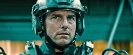 Major Bill Cage (Tom Cruise).