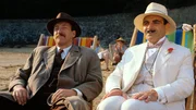 Chief Inspector Japp (Philip Jackson, l.) und Hercule Poirot (David Suchet).