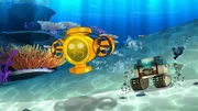 Die Unterwasser-Roboter im Wettbewerb. Die Unterwasser-Roboter im Wettbewerb.
